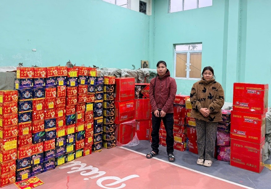 Triệt phá đường dây mua bán hơn 6 tấn pháo nổ