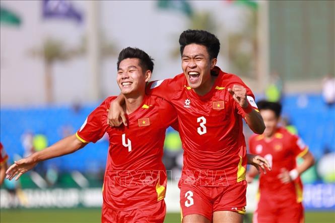 Vòng chung kết U23 châu Á 2026 U23 Việt Nam ra quân thắng U23 Jordan 2-0