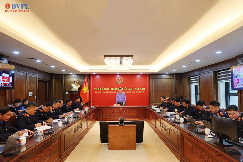 Hội nghị đánh giá kết quả xây dựng nền tảng Quản lý án hình sự trong ngành Kiểm sát nhân dân