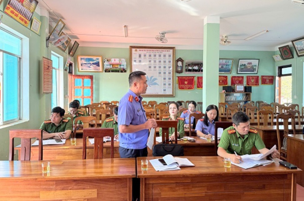 VKSND tỉnh Gia Lai trực tiếp kiểm sát tại Trại tạm giam số 1