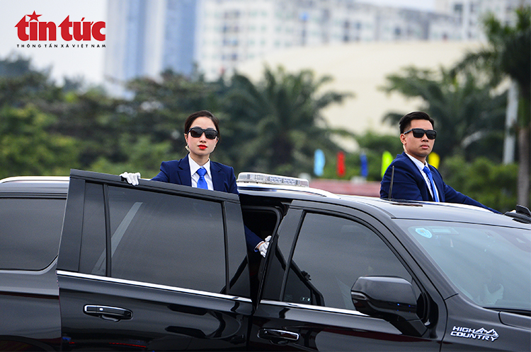 Lực lượng công an diễn tập phương án bảo vệ Đại hội XIV của Đảng tại Hà Nội