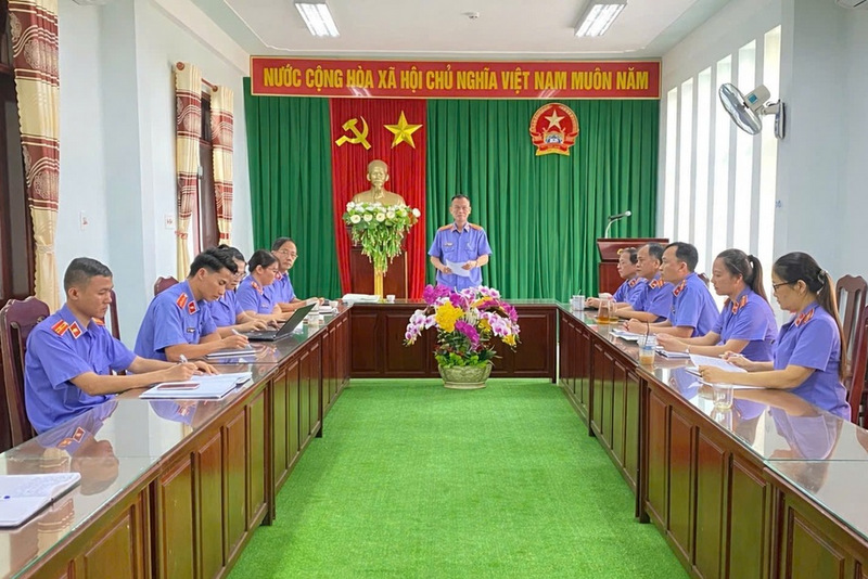 VKSND khu vực 3, tỉnhp Quảng Ngãi quán triệt quy định thí điểm khởi kiện vụ án dân sự