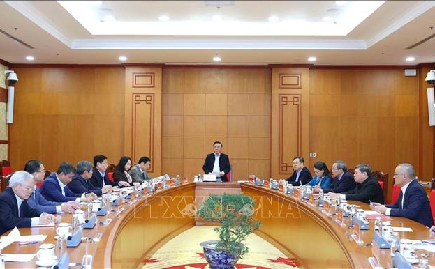 Thường trực Ban Bí thư chủ trì họp rà soát công tác chuẩn bị Đại hội XIV của Đảng