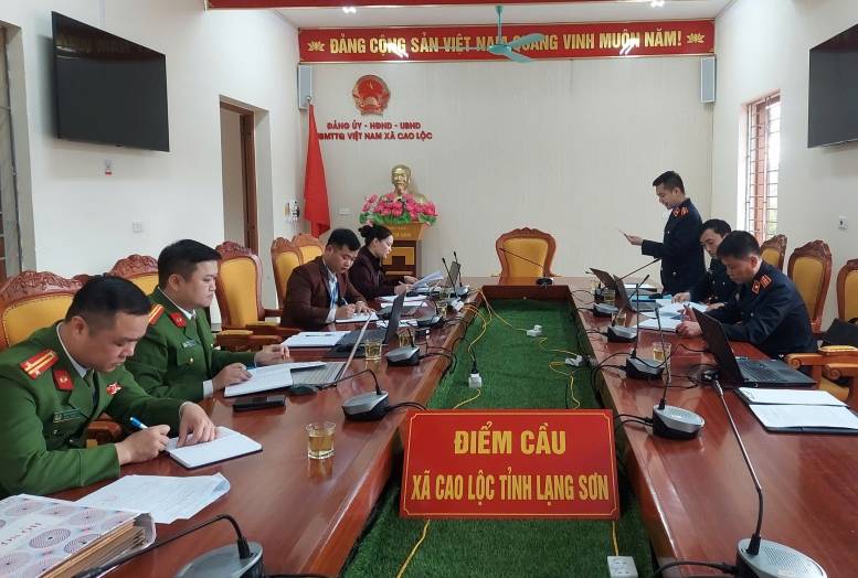 VKSND khu vực 1 - Lạng Sơn trực tiếp kiểm sát việc thi hành án hình sự tại UBND cấp xã