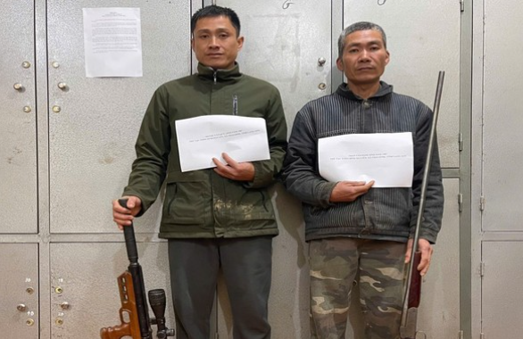 Phát hiện, bắt giữ 2 đối tượng tàng trữ trái phép vũ khí