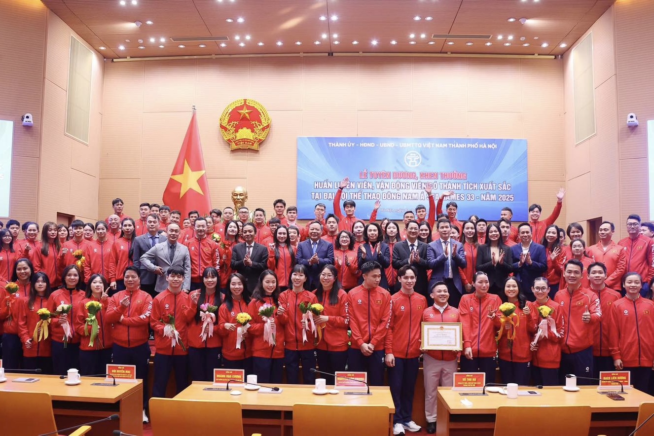 Tuyên dương huấn luyện viên, vận động viên đạt thành tích xuất sắc tại SEA Games 33