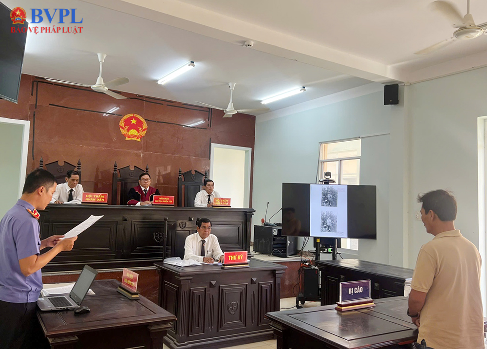 VKSND Khu vực 14 tỉnh Lâm Đồng tổ chức phiên tòa trình chiếu chứng cứ