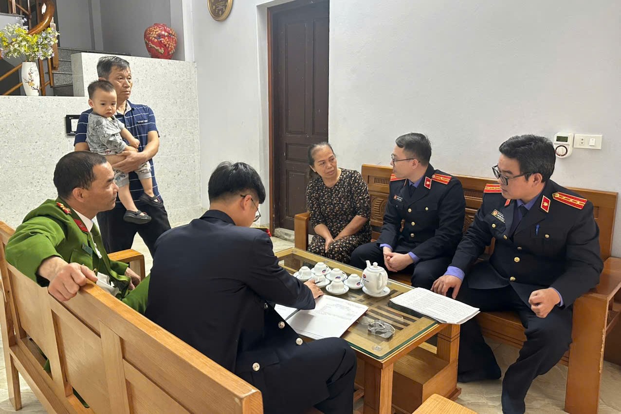 VKSND khu vực 1, tỉnh Phú Thọ trực tiếp xác minh điều kiện thi hành án dân sự