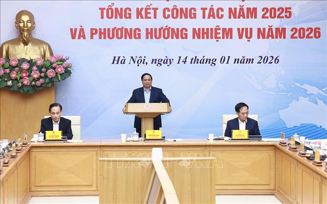 Thủ tướng chủ trì tổng kết công tác hội nhập quốc tế năm 2025