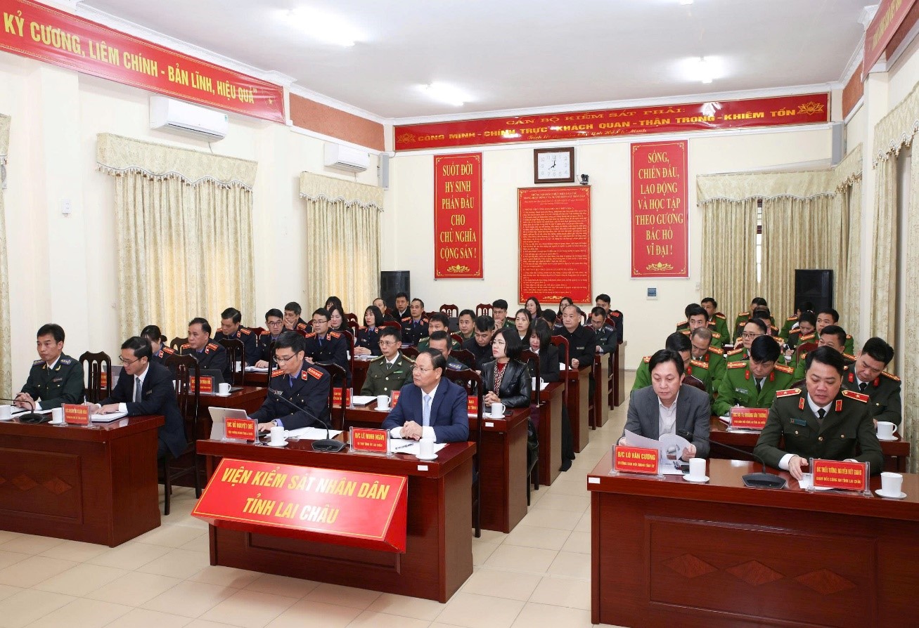 VKSND tỉnh Lai Châu chủ trì Hội nghị giao ban liên ngành tố tụng quý I năm 2026