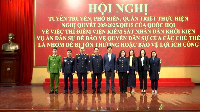 VKSND khu vực 7, TP Hà Nội tuyên truyền Nghị quyết 205 Tăng cường bảo vệ lợi ích công và người yếu thế