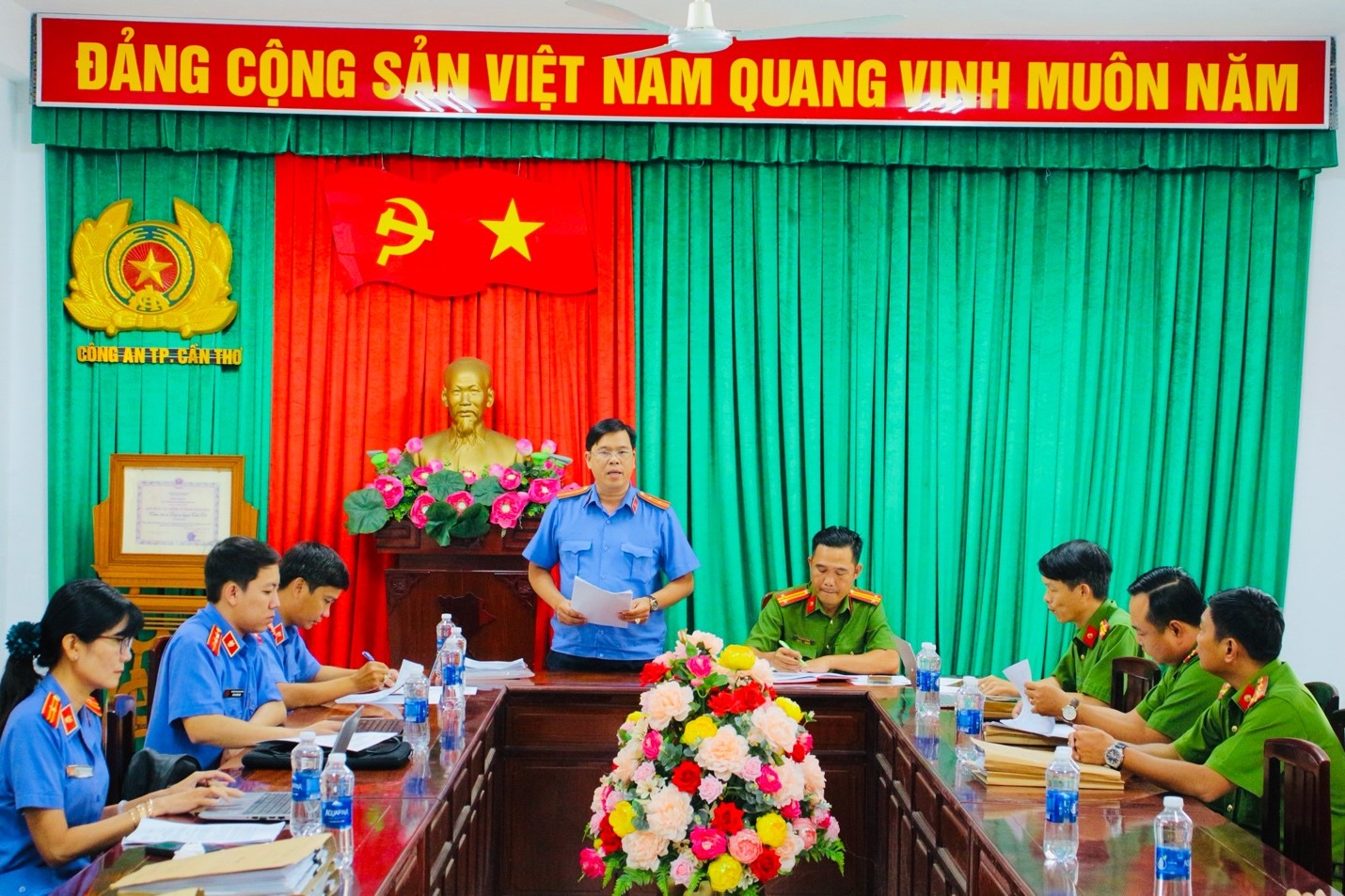 VKSND Khu vực 4 - Cần Thơ trực tiếp kiểm sát công tác về tội phạm