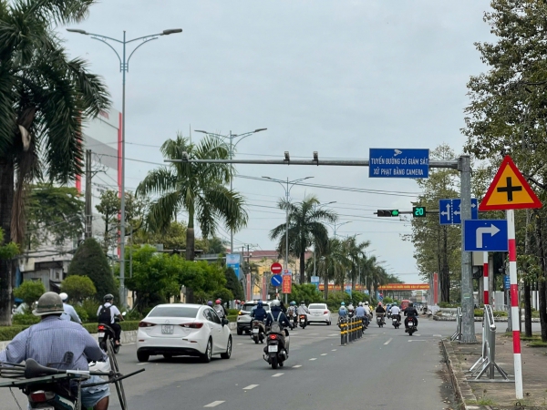 Hơn 200 trường hợp vi phạm trật tự an toàn giao thông qua hệ thống camera giám sát