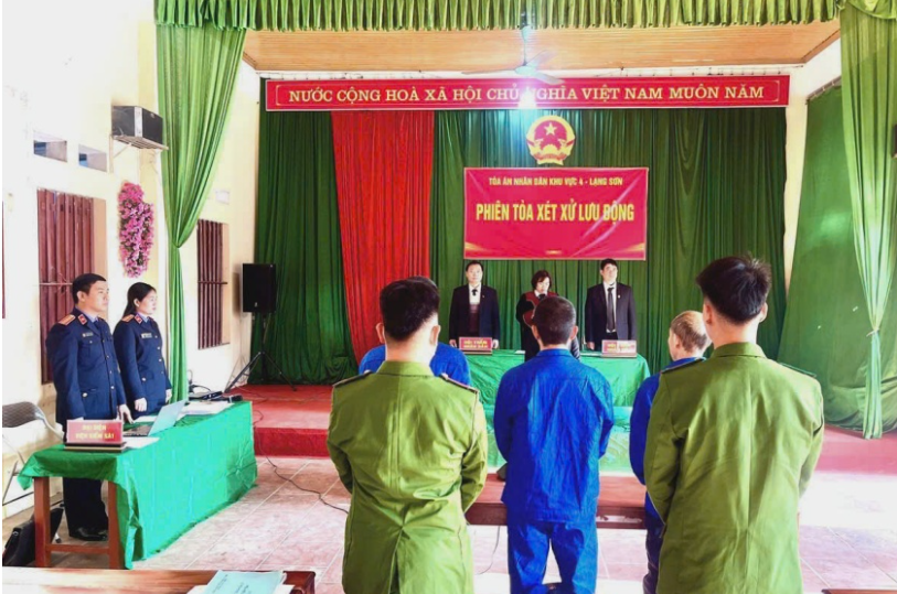 VKSND khu vực 4 - Lạng Sơn phối hợp xét xử lưu động 3 vụ án về ma túy