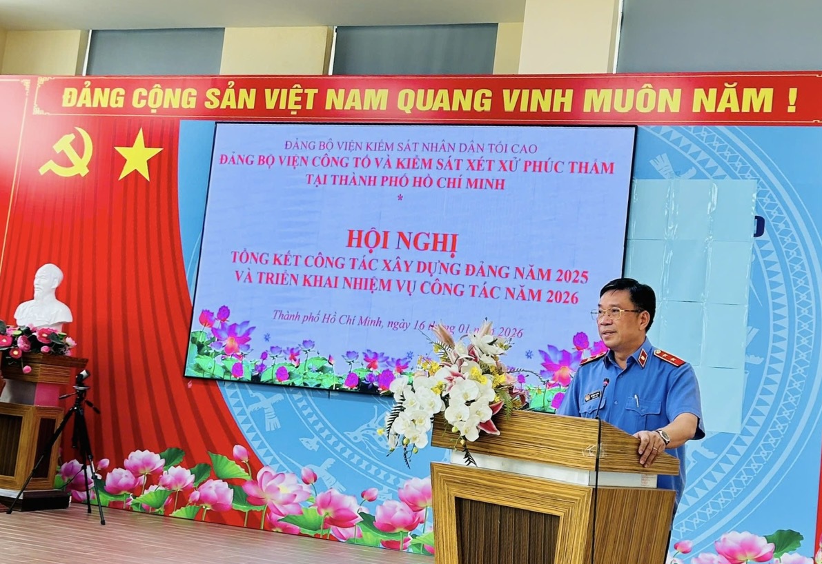 Đảng bộ Viện Phúc thẩm 3 triển khai nhiệm vụ công tác năm 2026