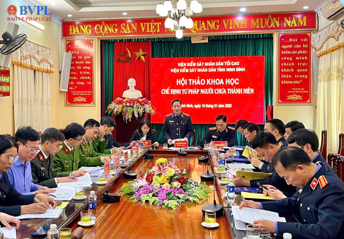 Hội thảo khoa học Chế định Luật Tư pháp người chưa thành niên
