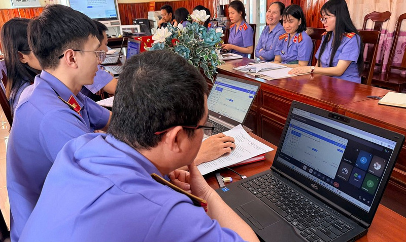 VKSND khu vực 2, tỉnh Quảng Ngãi tập huấn sử dụng nền tảng Quản lý án hình sự