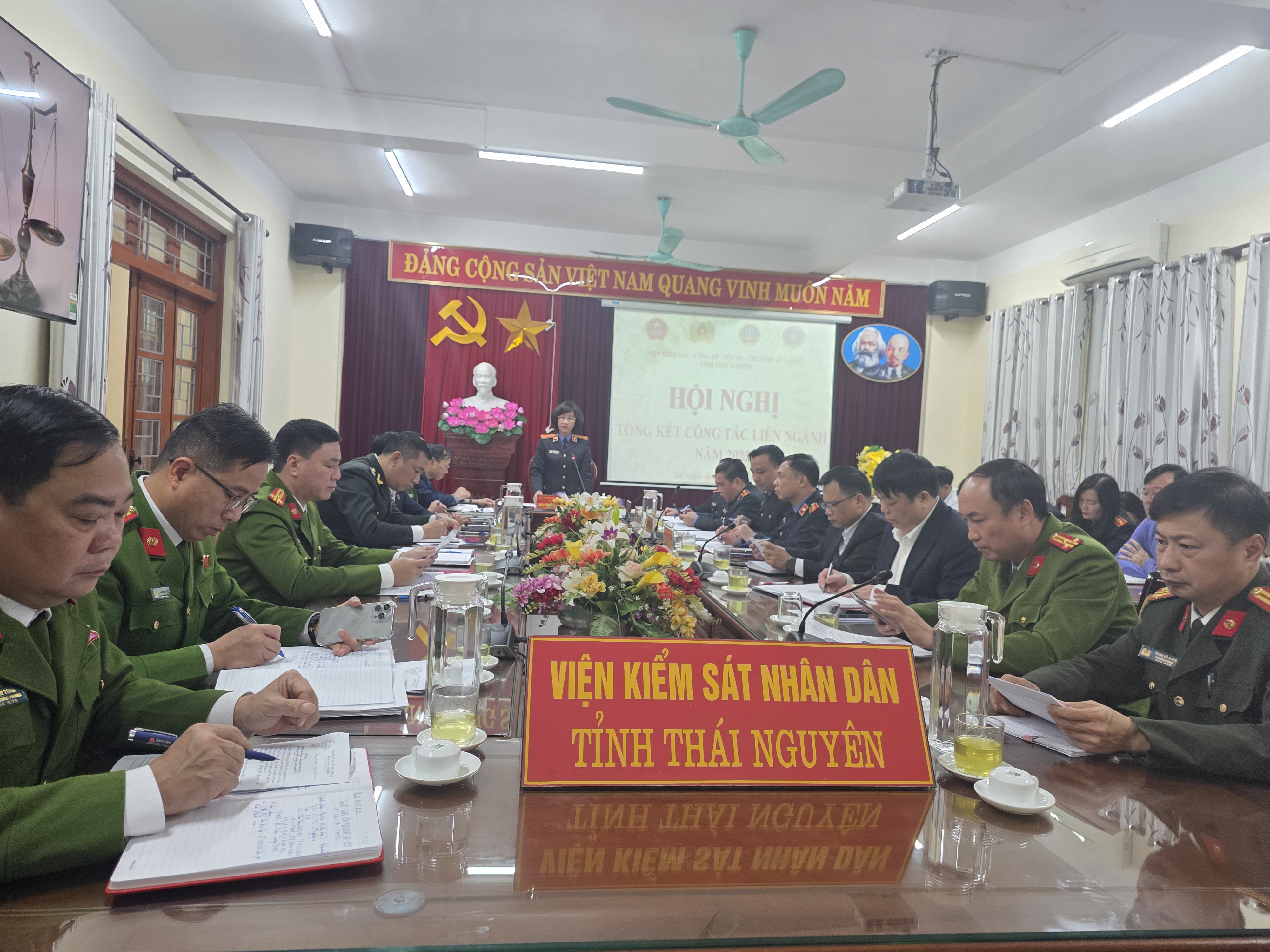 VKSND tỉnh Thái Nguyên tổ chức Hội nghị tổng kết liên ngành 2025, định hướng công tác phối hợp liên ngành năm 2026