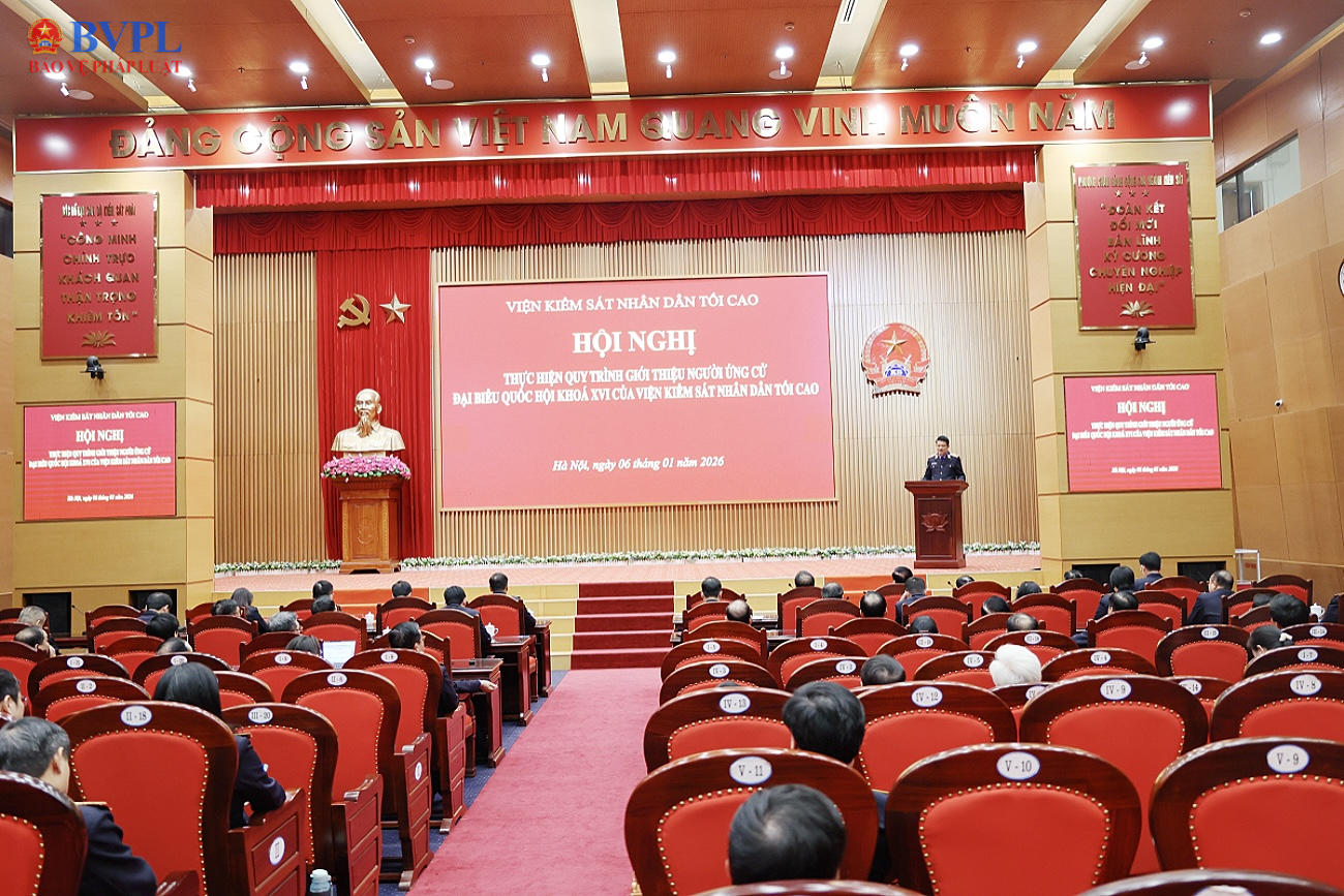 Hội nghị thực hiện quy trình giới thiệu người ứng cử Đại biểu Quốc hội khóa XVI của VKSND tối cao