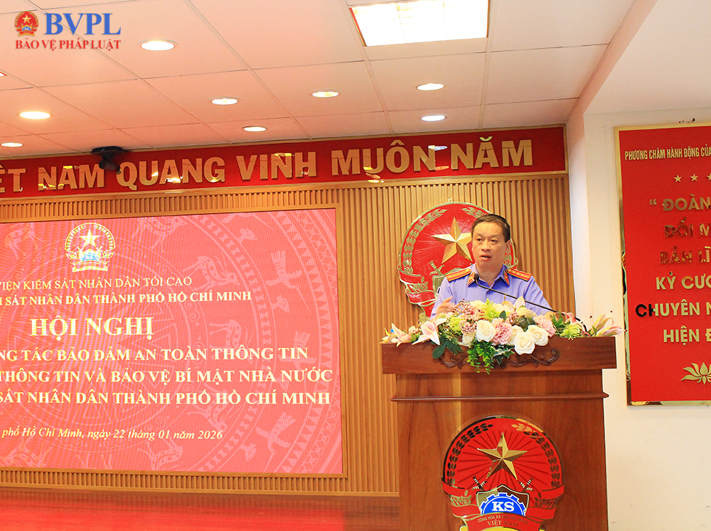 VKSND TP Hồ Chí Minh tập huấn công tác bảo đảm an toàn thông tin và bảo vệ bí mật nhà nước