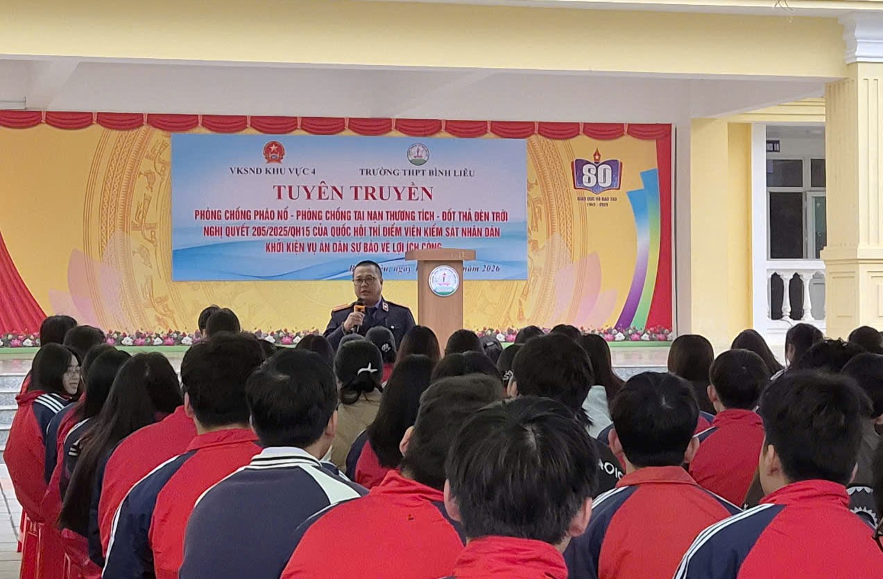 Tuyên truyền Nghị quyết 205, phòng chống pháo nổ tại trường học