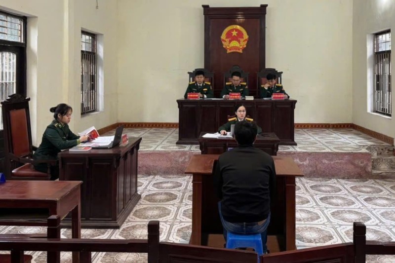 VKSQS khu vực 1, Bộ đội Biên phòng thực hành quyền công tố, kiểm sát xét xử vụ án hình sự