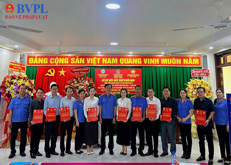 VKSND Khu vực 1 TP Cần Thơ ký Quy chế phối hợp thực hiện Nghị quyết số 205 2025 QH15 của Quốc hội