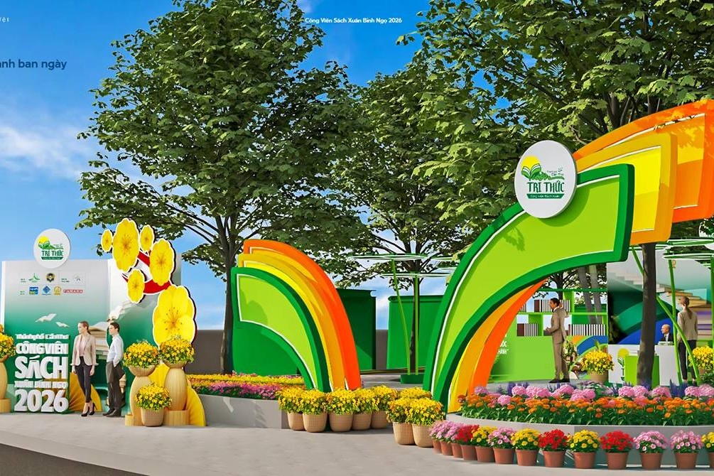 TP Cần Thơ lần đầu tổ chức Công viên Sách Xuân Bính Ngọ 2026