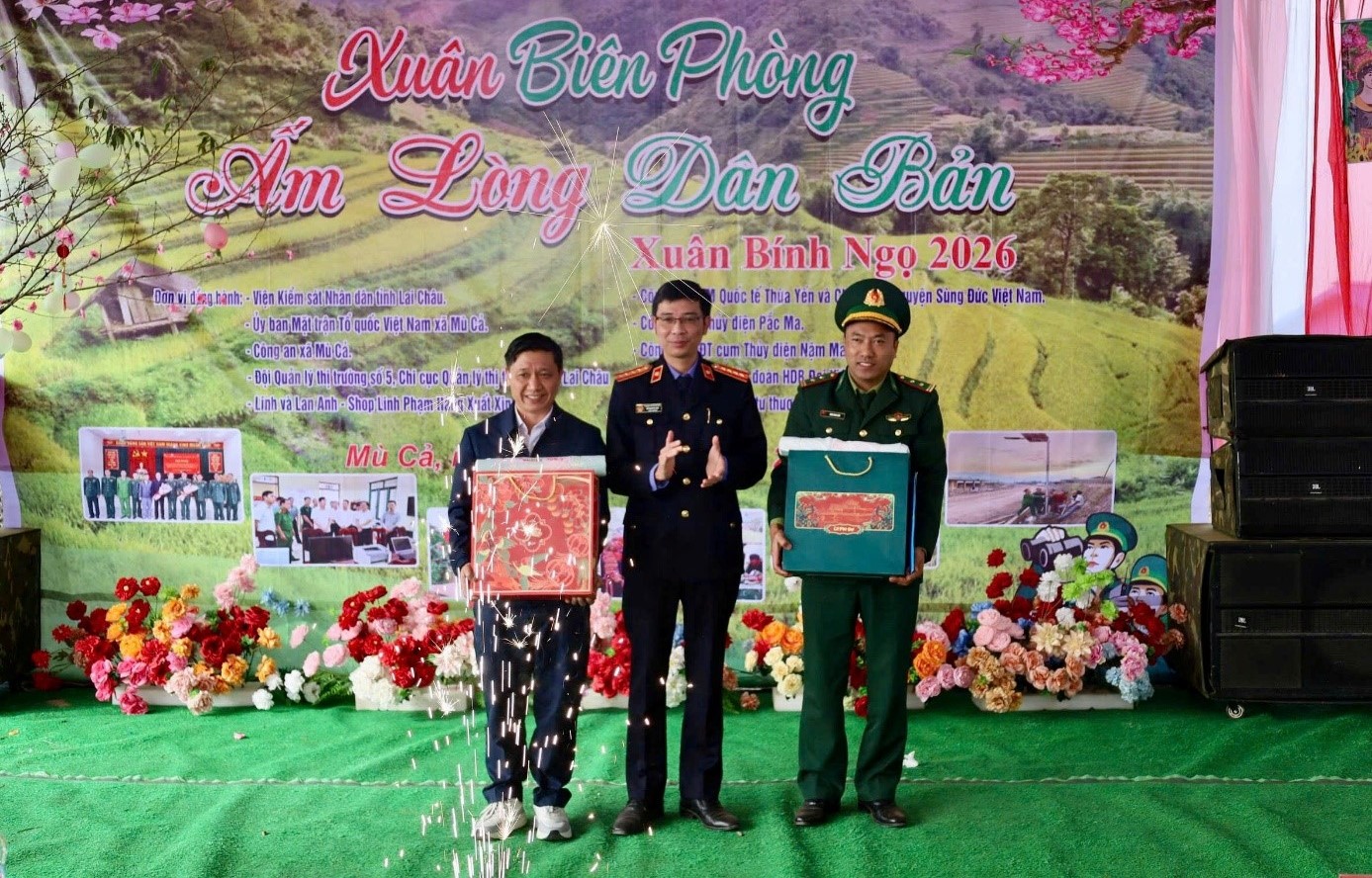 VKSND tỉnh Lai Châu đồng hành cùng chương trình Xuân Biên phòng ấm lòng dân bản năm 2026