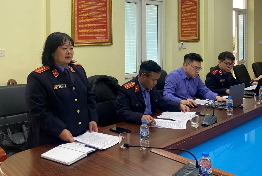 VKSND khu vực 9 – Hải Phòng trực tiếp kiểm sát thi hành án hình sự tại xã Thái Tân