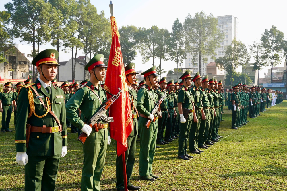 TP HCM tổ chức trọng thể lễ tiễn, đón hơn 1 200 quân nhân xuất ngũ năm 2026