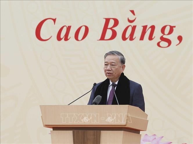 Tổng Bí thư Tô Lâm Tiếp tục chung sức, đồng lòng đưa Cao Bằng tiến lên vững chắc