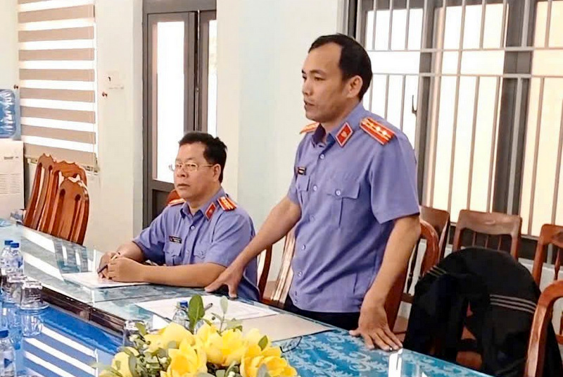 VKSND tỉnh Quảng Ngãi trực tiếp xác minh điều kiện thi hành án tại nhiều xã, phường