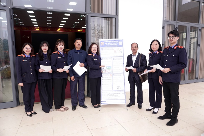 VKSND Khu vực 7, TP Hà Nội phối hợp tuyên truyền, phổ biến Nghị quyết 205 của Quốc hội