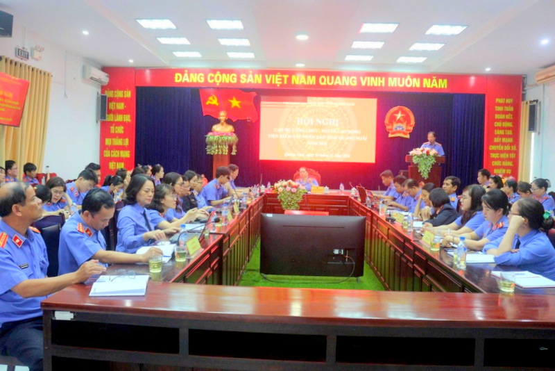 VKSND tỉnh Quảng Ngãi tổ chức hội nghị cán bộ, công chức, người lao động