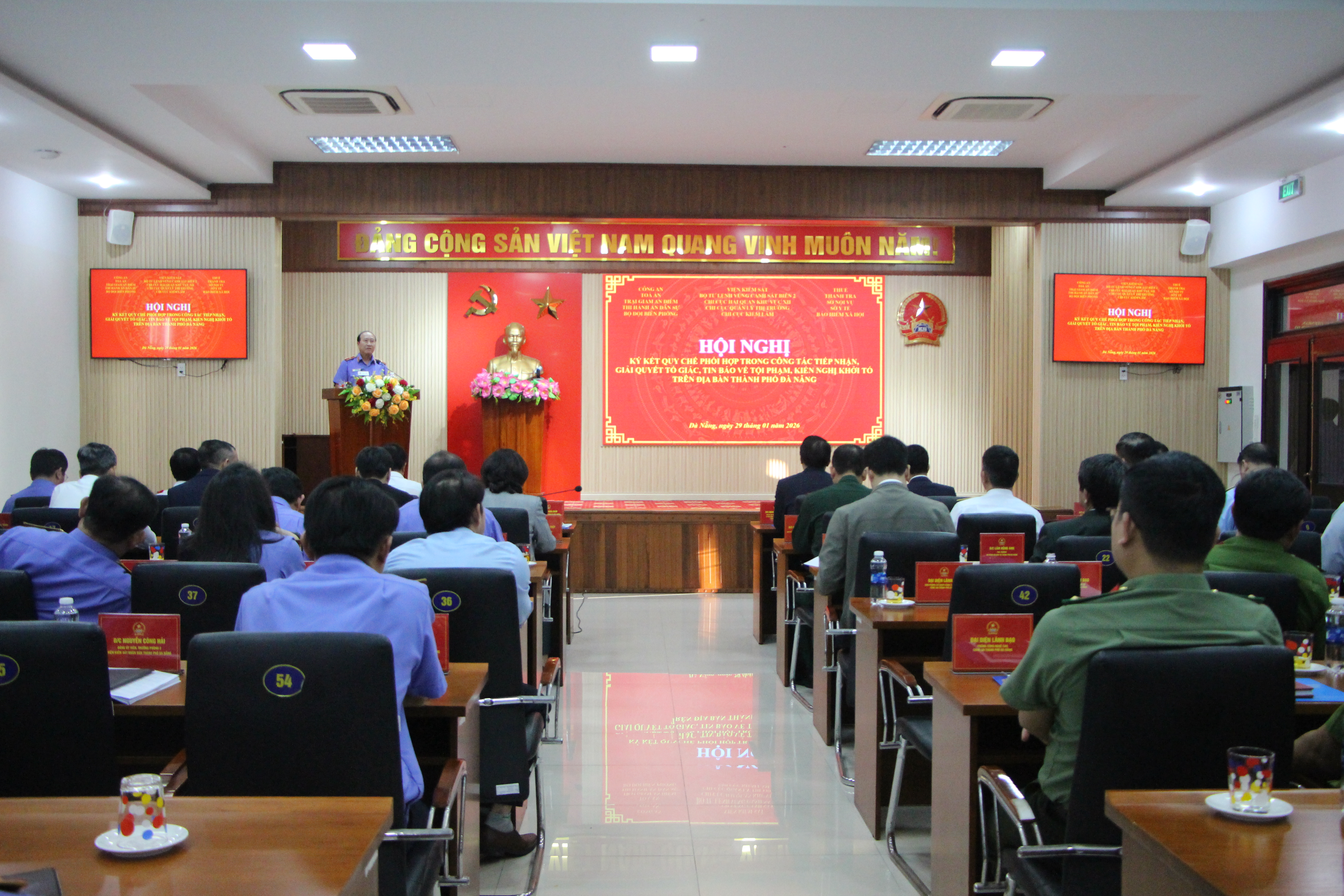 VKSND TP Đà Nẵng ký kết quy chế phối hợp liên ngành giải quyết tố giác, tin báo tội phạm