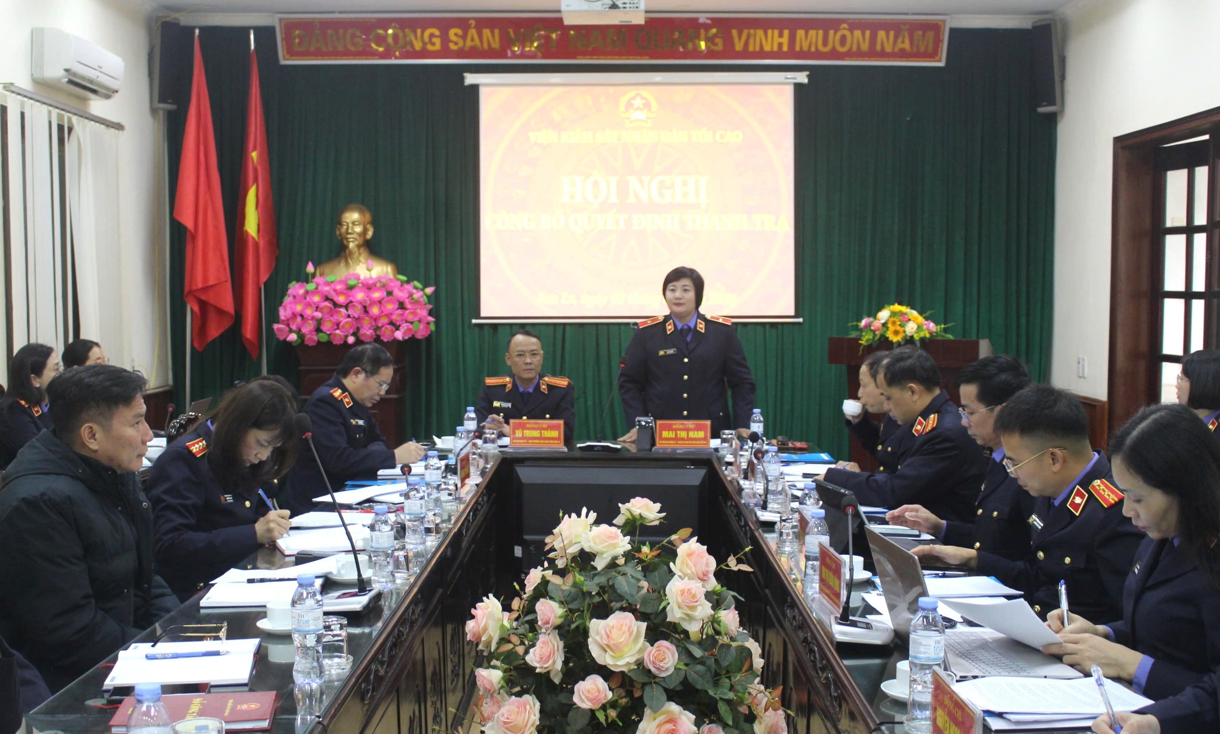 Thanh tra VKSND tối cao công bố Quyết định thanh tra theo kế hoạch tại VKSND tỉnh Sơn La