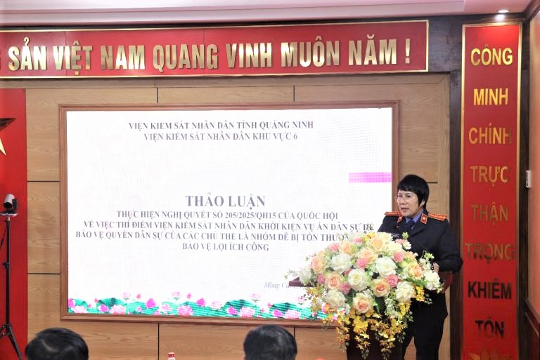 VKSND khu vực 6 – Quảng Ninh Triển khai đồng bộ hoạt động thực hiện Nghị quyết số 205 của Quốc hội