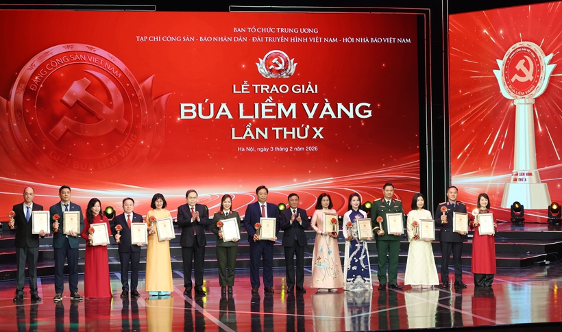 Báo Bảo vệ pháp luật vinh dự đạt Giải B Giải Búa liềm Vàng lần thứ X - năm 2025