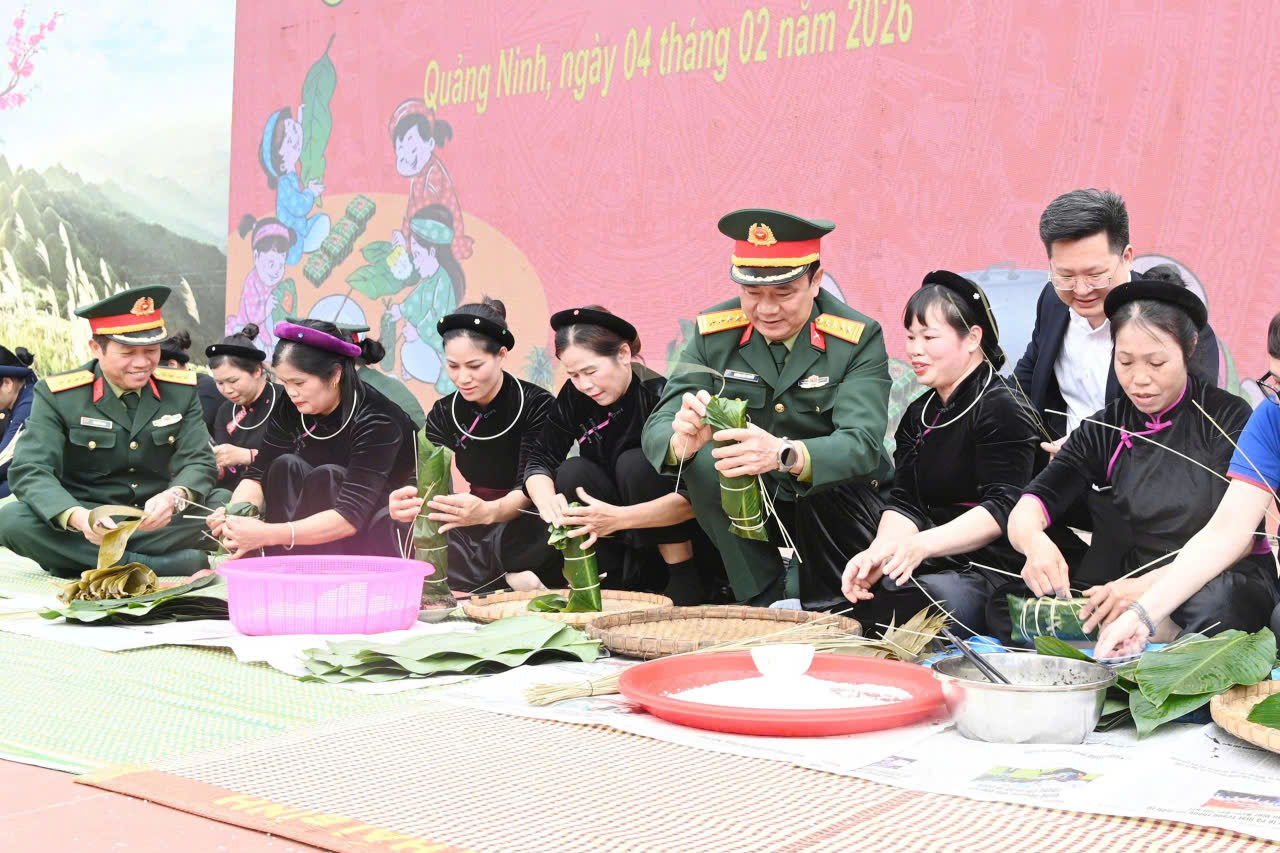 “Xuân biên cương – Tết thắm tình quân dân” lan tỏa ấm áp tại xã Lục Hồn