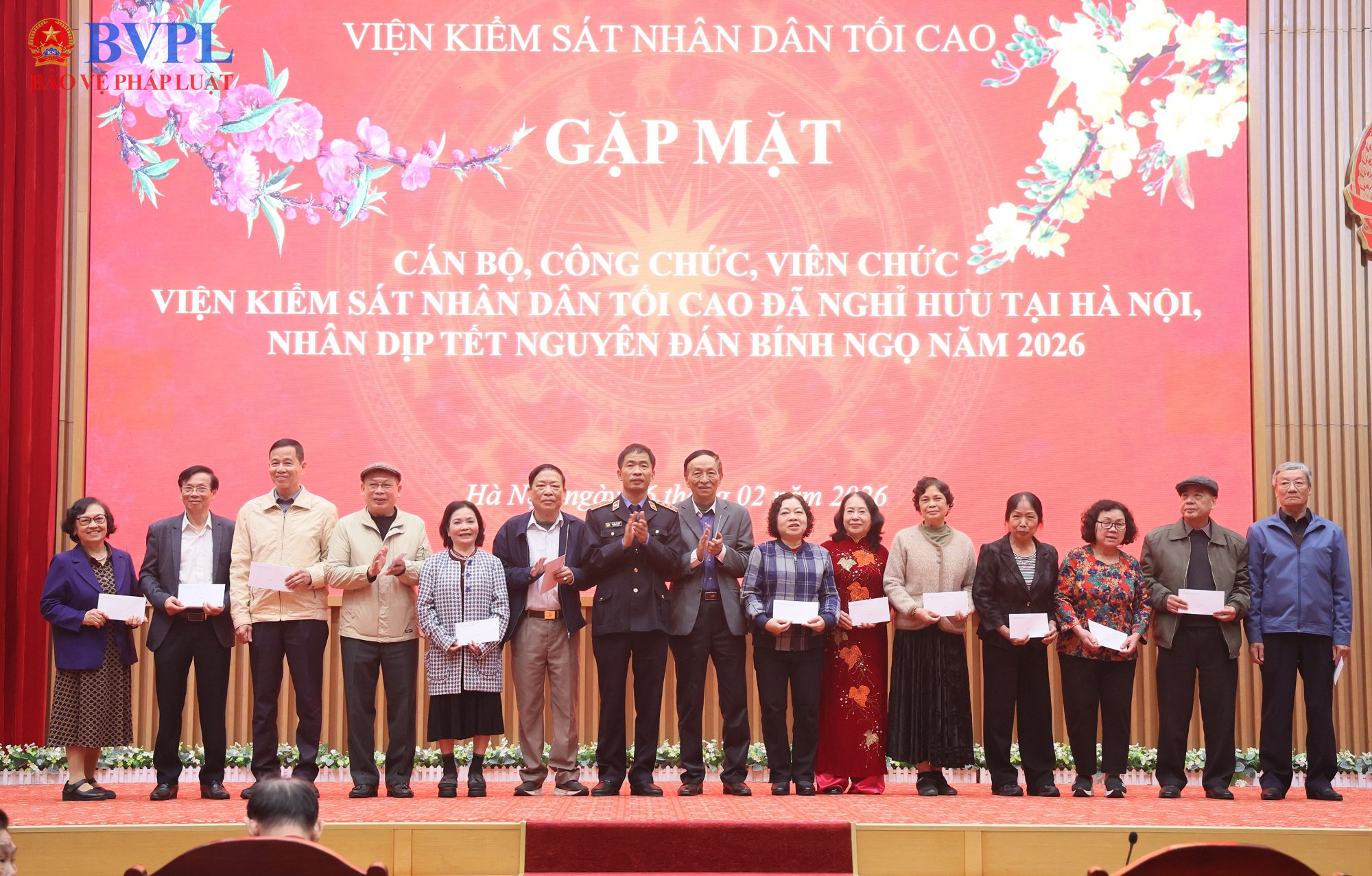 VKSND tối cao gặp mặt cán bộ hưu trí tại TP Hà Nội nhân dịp Tết Nguyên đán Bính Ngọ 2026