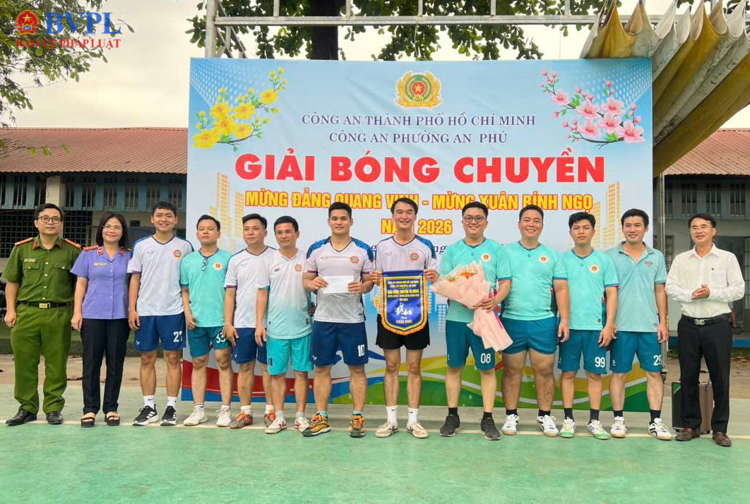 VKSND Khu vực 16 TP Hồ Chí Minh tham gia giải bóng chuyền mừng Xuân