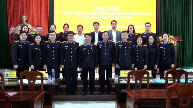 VKSND khu vực 9, tỉnh Bắc Ninh tuyên truyền Nghị quyết 205 với 5 xã trên địa bàn