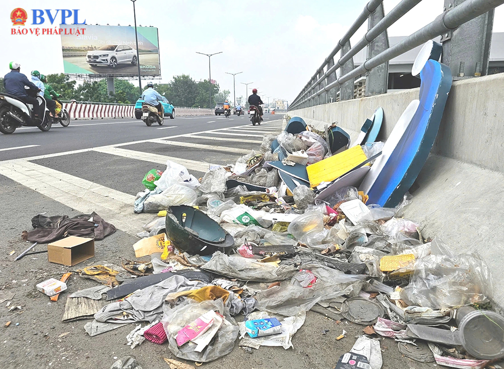 Nắm bắt thông tin dư luận, VKSND Khu vực 4 TP Hồ Chí Minh vào cuộc kiến nghị xử lý tình trạng xả rác bừa bãi, gây ô nhiễm môi trường