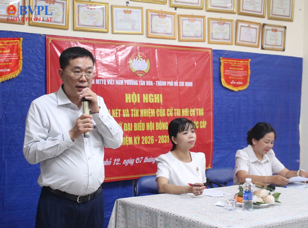 Đồng chí Ngô Phạm Việt được tín nhiệm ứng cử Đại biểu Hội đồng nhân dân TP Hồ Chí Minh nhiệm kỳ 2026 - 2031