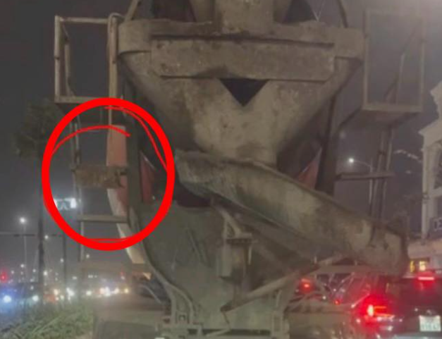 Xử phạt 23 triệu đồng đối với tài xế xe bồn vì để bùn đất, xi măng che lấp biển số