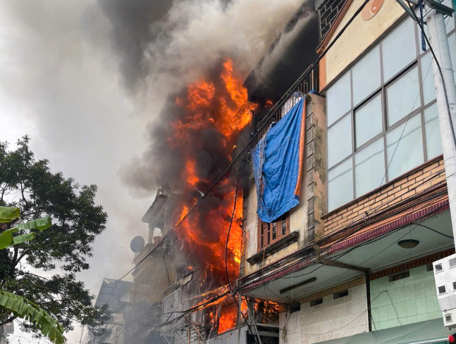 Công an TP Hà Nội thông tin vụ cháy nhà tại khu dân cư xã Bát Tràng