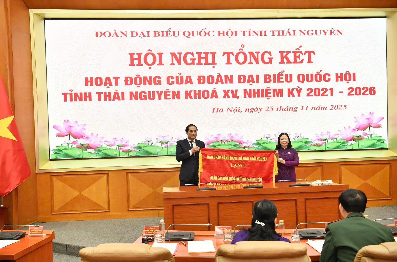 Đoàn đại biểu Quốc hội tỉnh Thái Nguyên hoàn thành xuất sắc nhiệm vụ