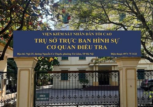 Cơ quan điều tra VKSND tối cao công bố hòm thư điện tử tiếp nhận tố giác, tin báo về tội phạm