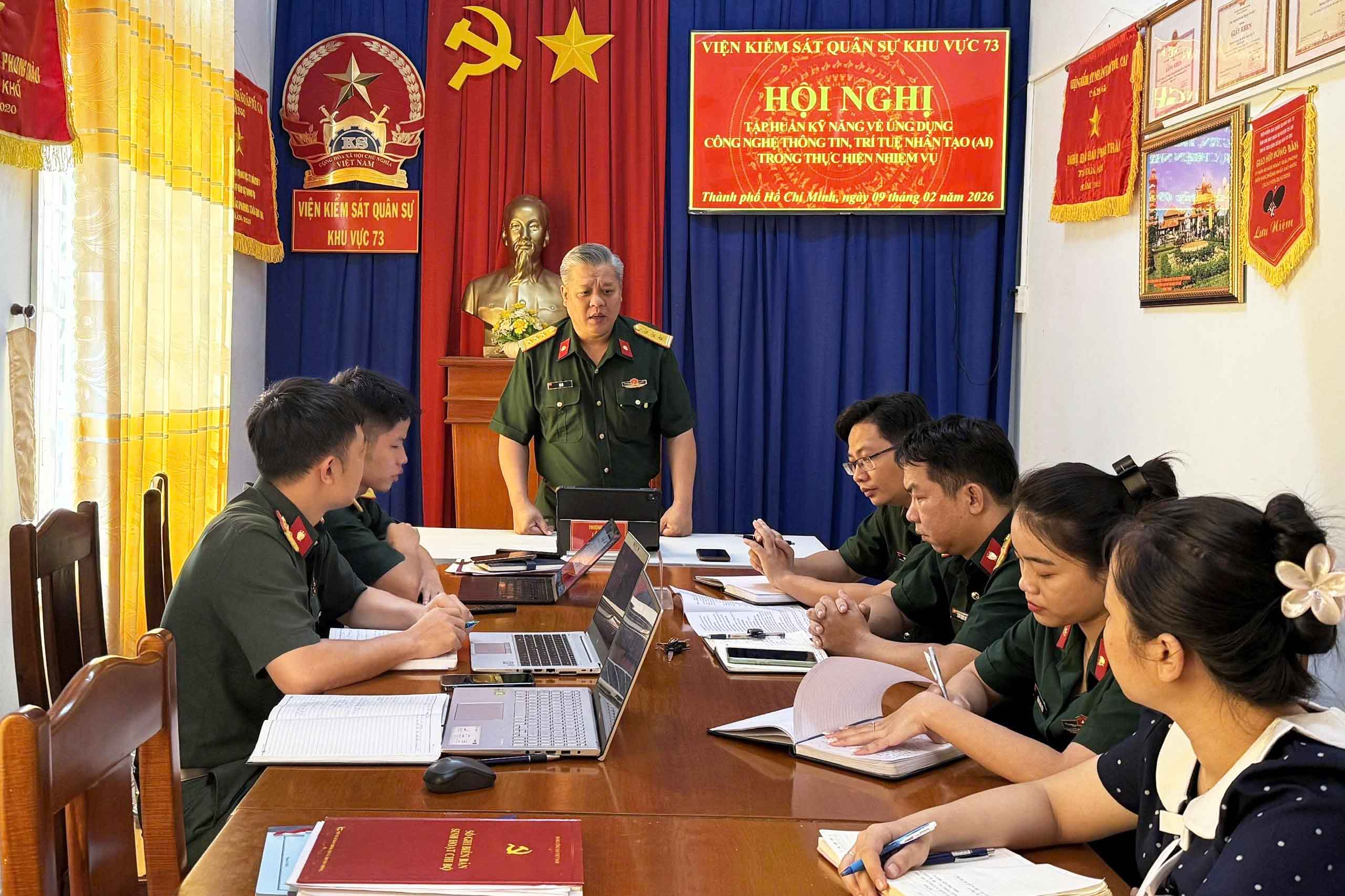 VKS Quân sự Khu vực 73 ứng dụng AI trong thực hiện nhiệm vụ